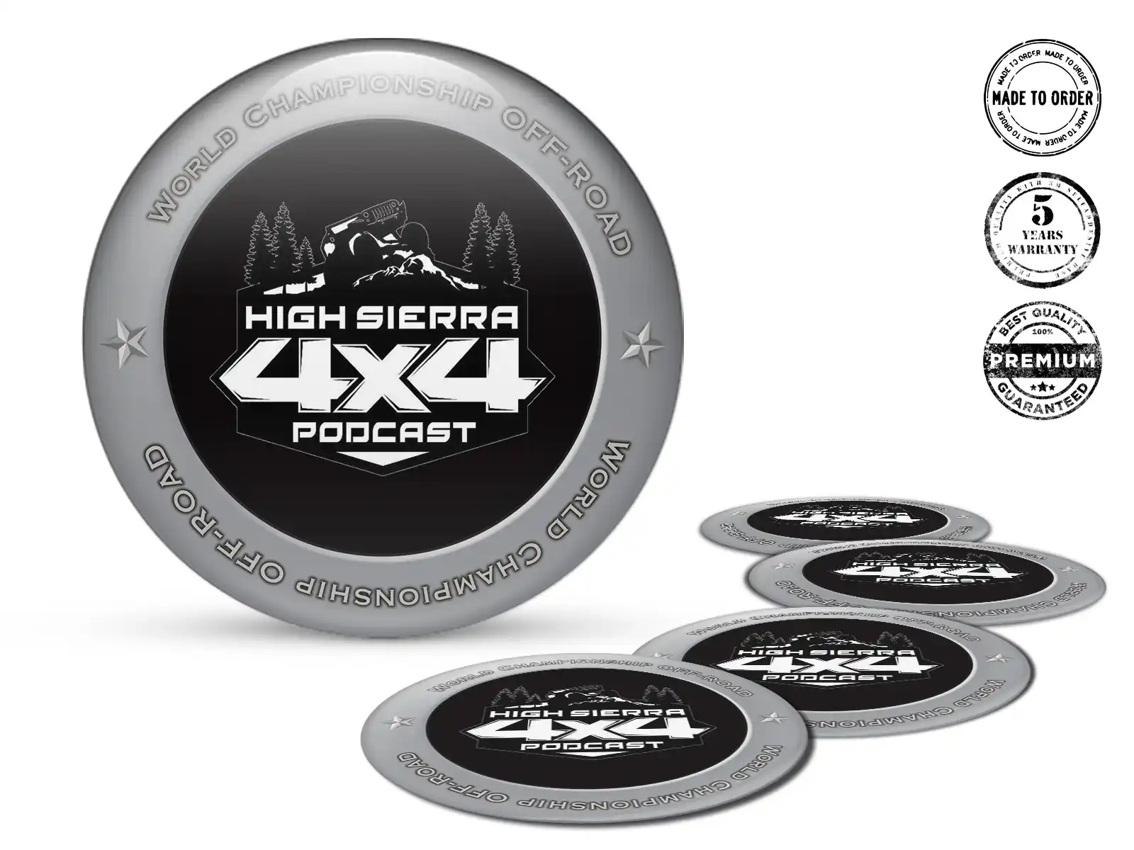 Silicone Sticker Logo Luxury Rim Badges